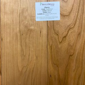 Breezwood Hardwood Flooring Natural Cherry 2 3/4″, 3 1/4″, 4 1/4″ 5 1/4″
